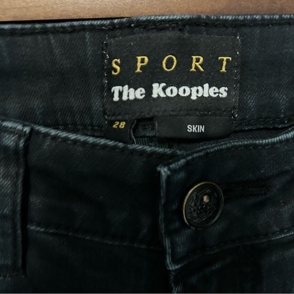 The Kooples Y2K Black Denim Sport Jeans Pants 
Size 28 - Picture 3 of 8